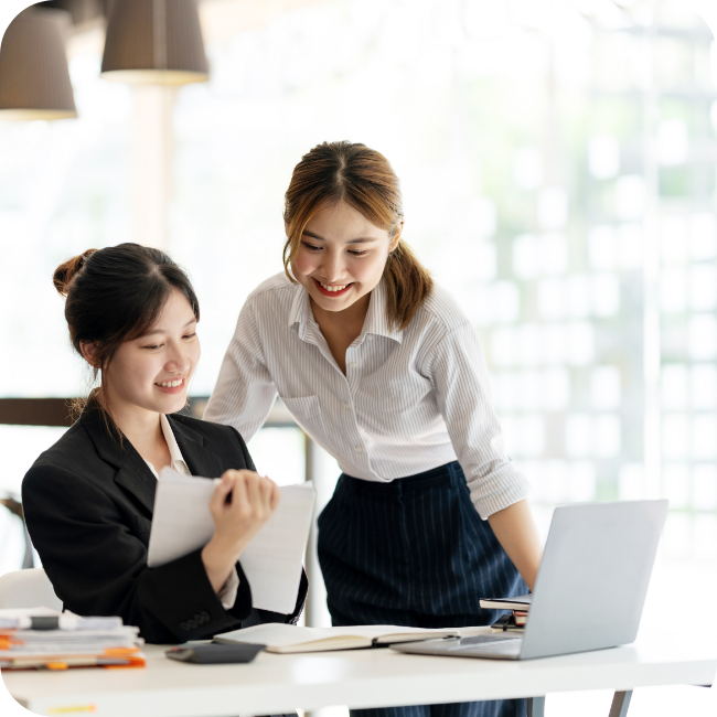 Team using HR Manager